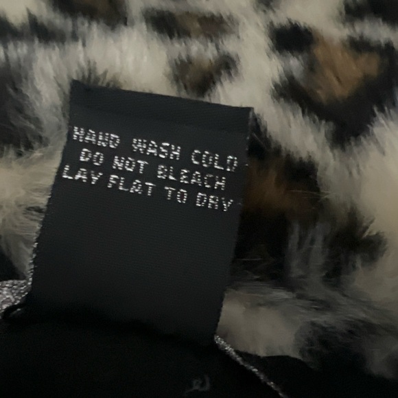 Vintage Cejon black fleece cape. size s/m - Picture 7 of 7